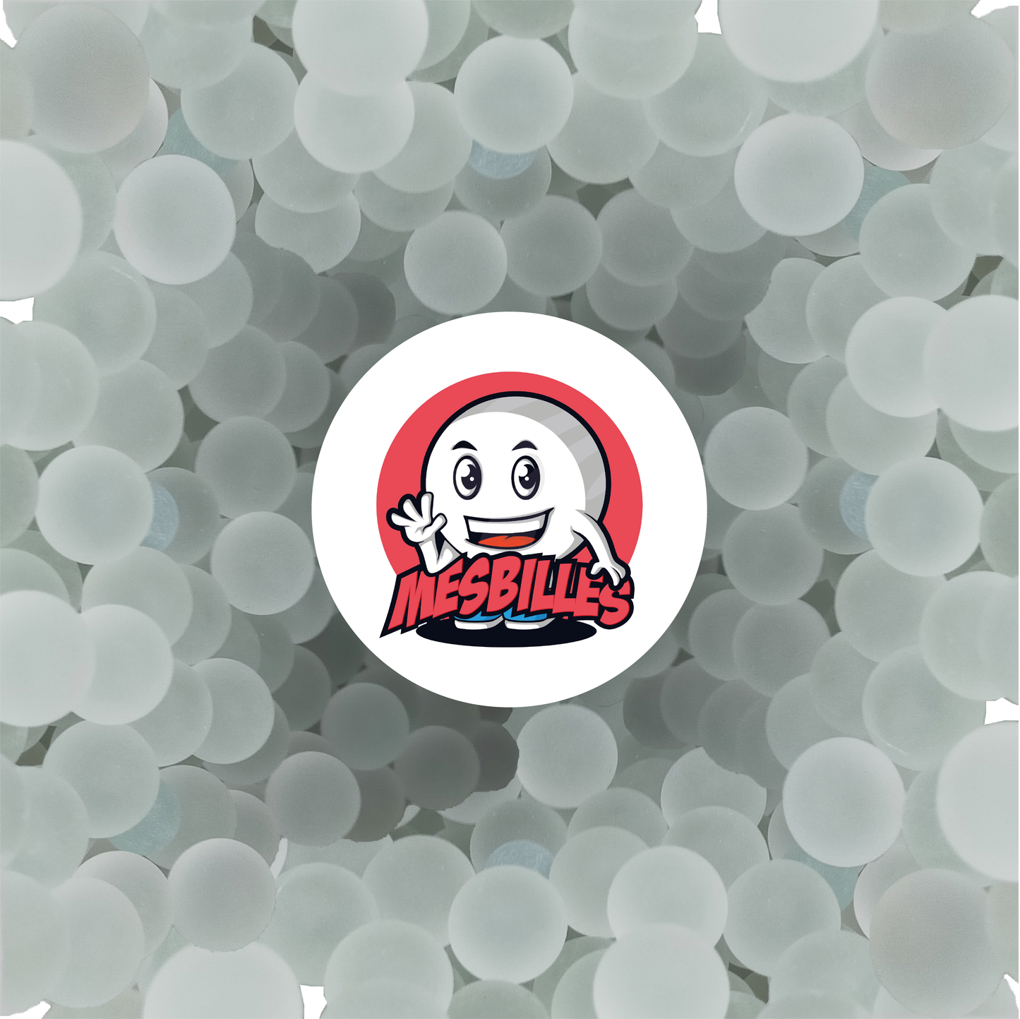 Amanti delle biglie, abbiamo una chicca per voi: la nostra biglia Satinata, una magnifica biglia di 50 mm in vetro boemo satinato.