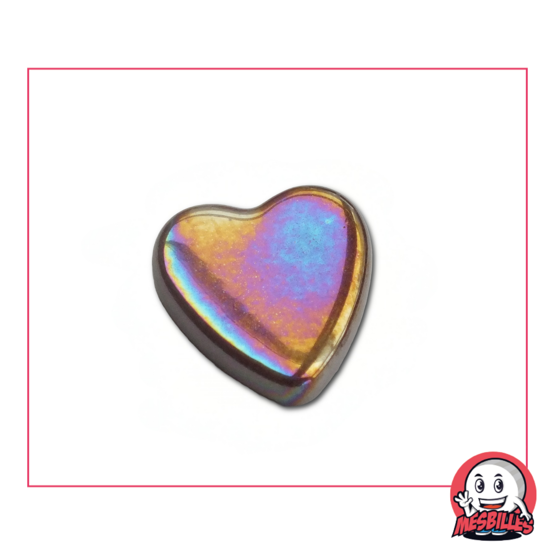 1 Biglia Cuore Cioccolato Lucida extra piatta