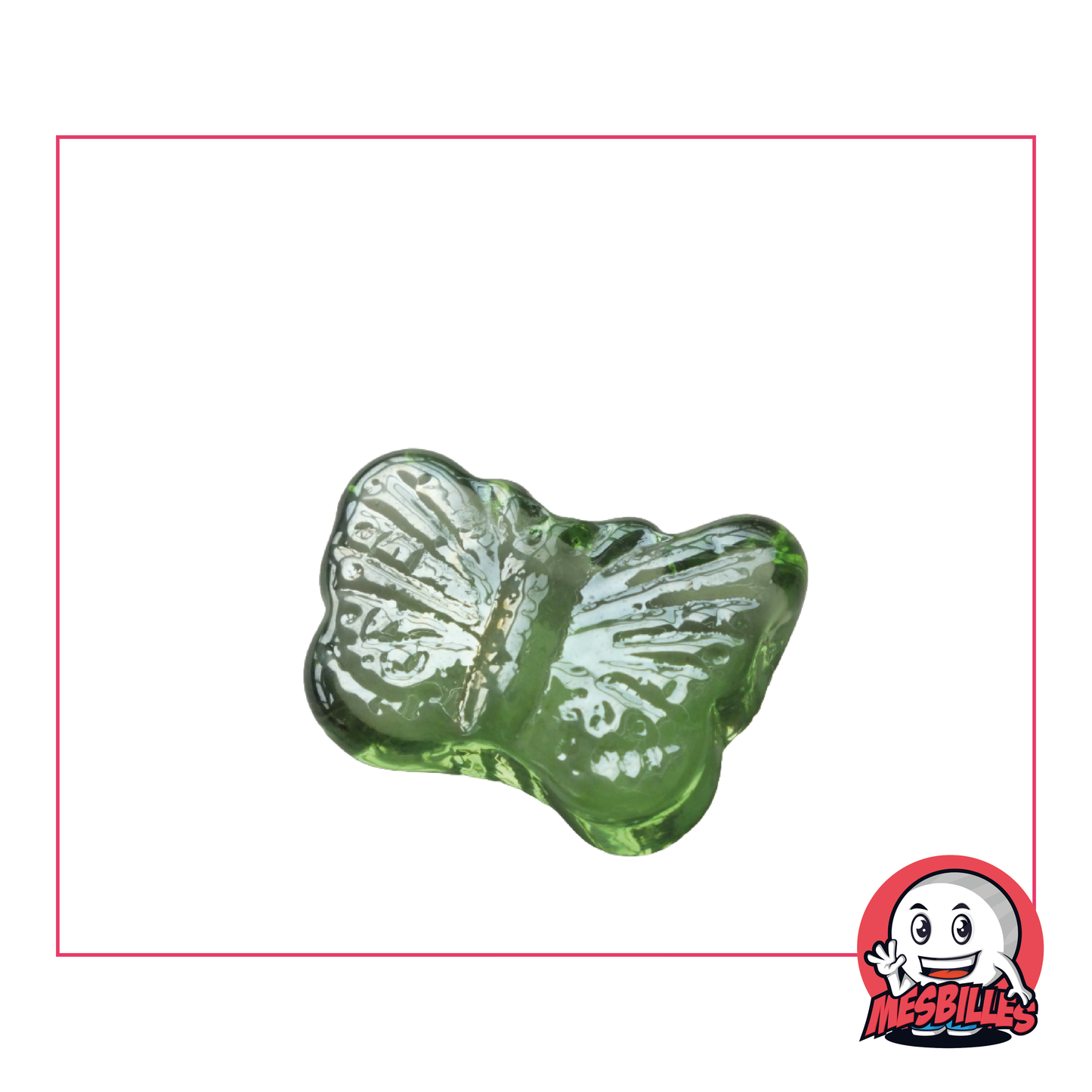 Biglia Monarca Verde Chiaro in vetro traslucido da 30 mm, rara e rinfrescante per gli appassionati di biglie