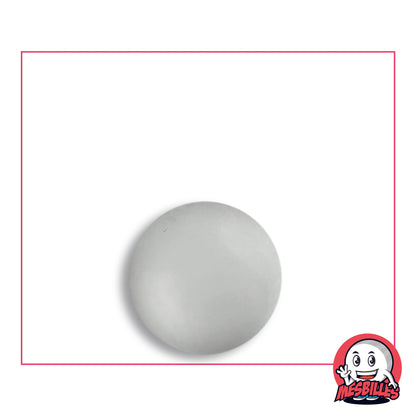Bille Cristal Givrée 16 mm Fond Plat Verre de Bohême