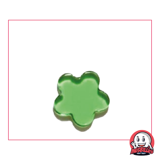 Biglia Extra-Piatta Fiore in Vetro Traslucido Verde - MieiBiglie