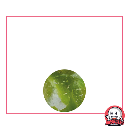 Biglia Ninfea 14 mm - Vetro Traslucido Cristallo striato di Verde