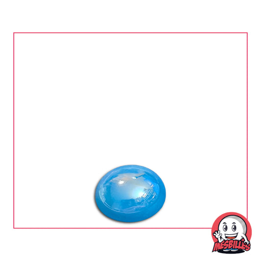 Petit Galet en verre Opaque et Brillant de Couleur Bleu, Collection Bille Glossy : boostez Vos Loisirs Créatifs et Personnalisez à l'Infini.