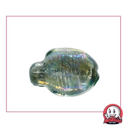 MesBilles vi propone questa biglia in vetro traslucido color cristallo: la biglia Pesce Koi.