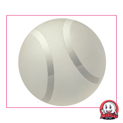 Biglia Tennis Satinata in vetro da 50 mm - Collezione d'arte MieiBiglie
