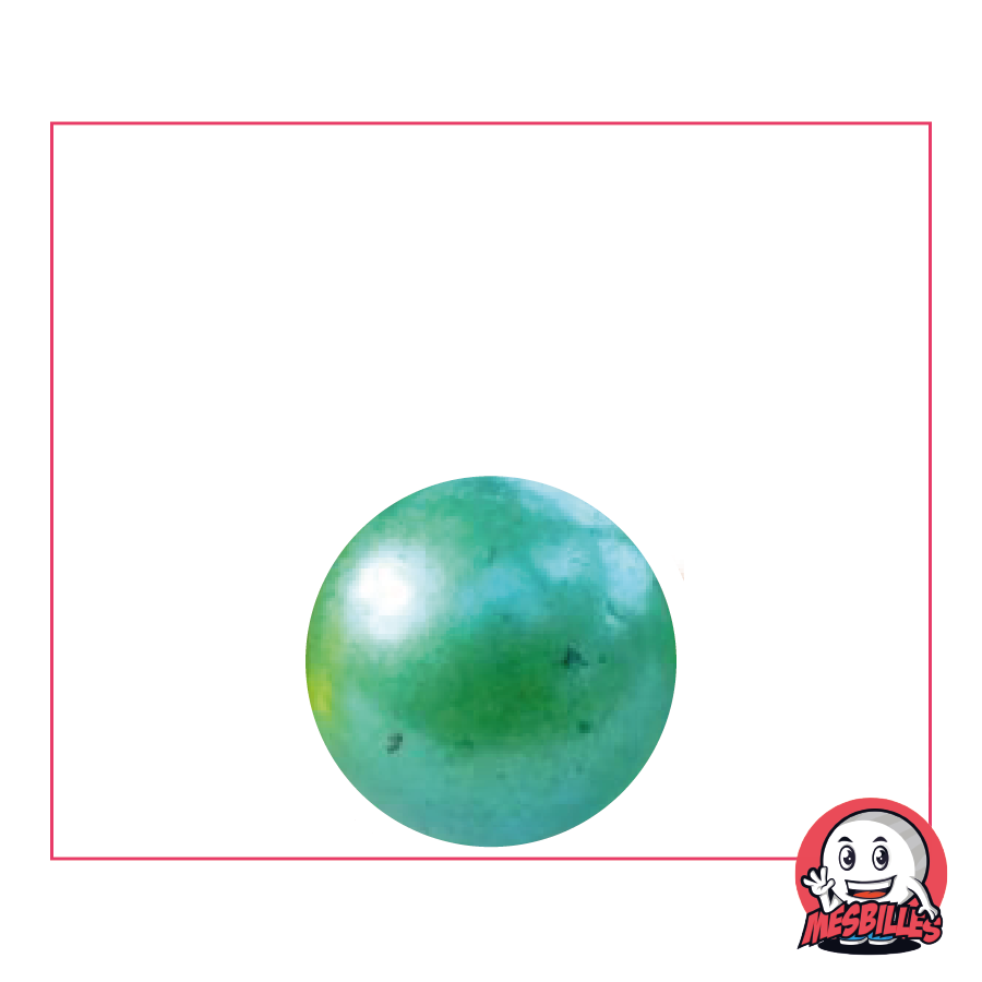 Biglia Verde Sfocata 16 mm in Vetro | Una Dolcezza per Sacchetti di Biglie