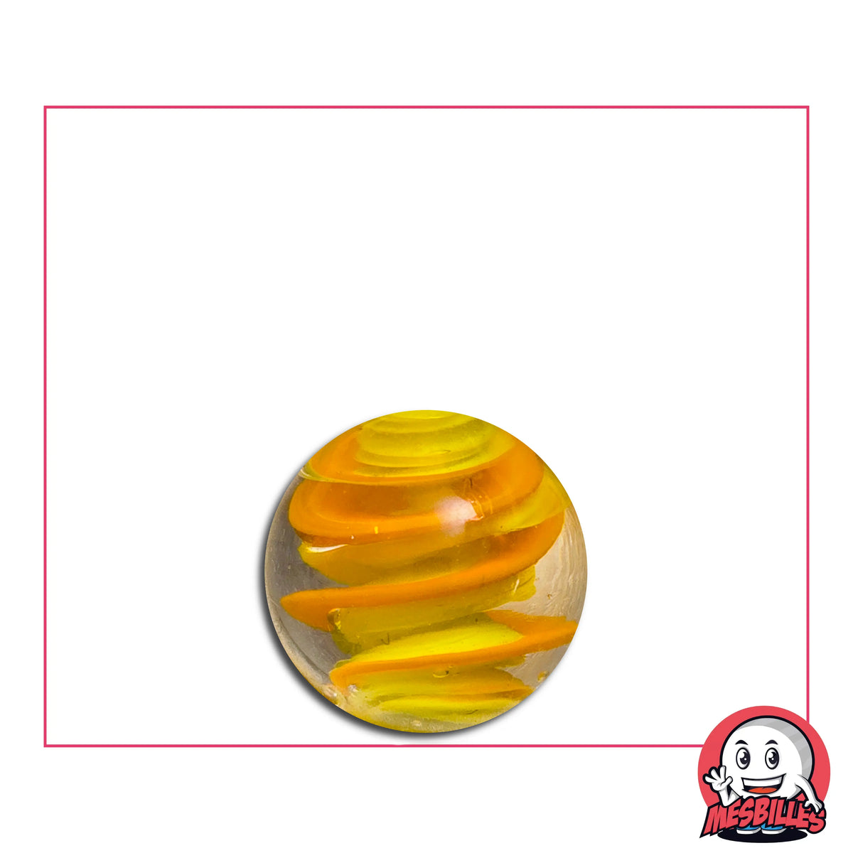 1 Biglia Art Bonbon Arancione Giallo 16 mm