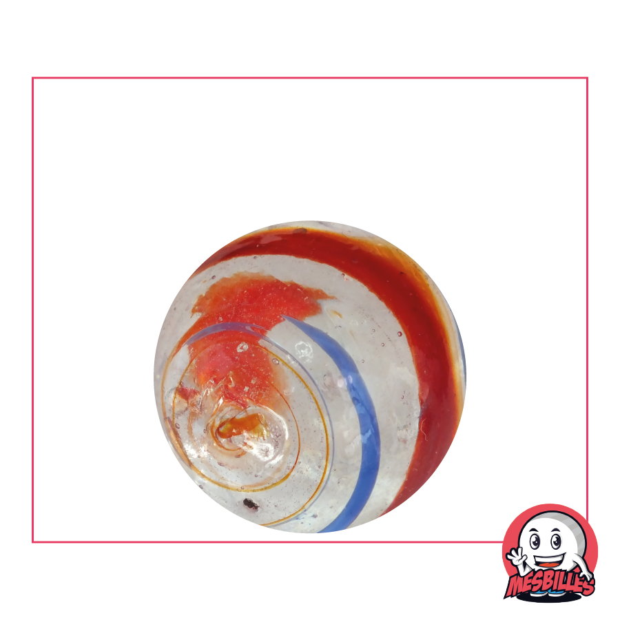 Biglia Cyclone rossa e blu di Kim'Play Un vortice da 25 mm da non perdere