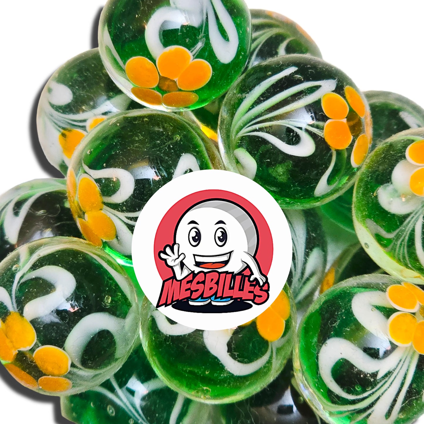 1 Biglia Arte Floreale Verde 16 mm