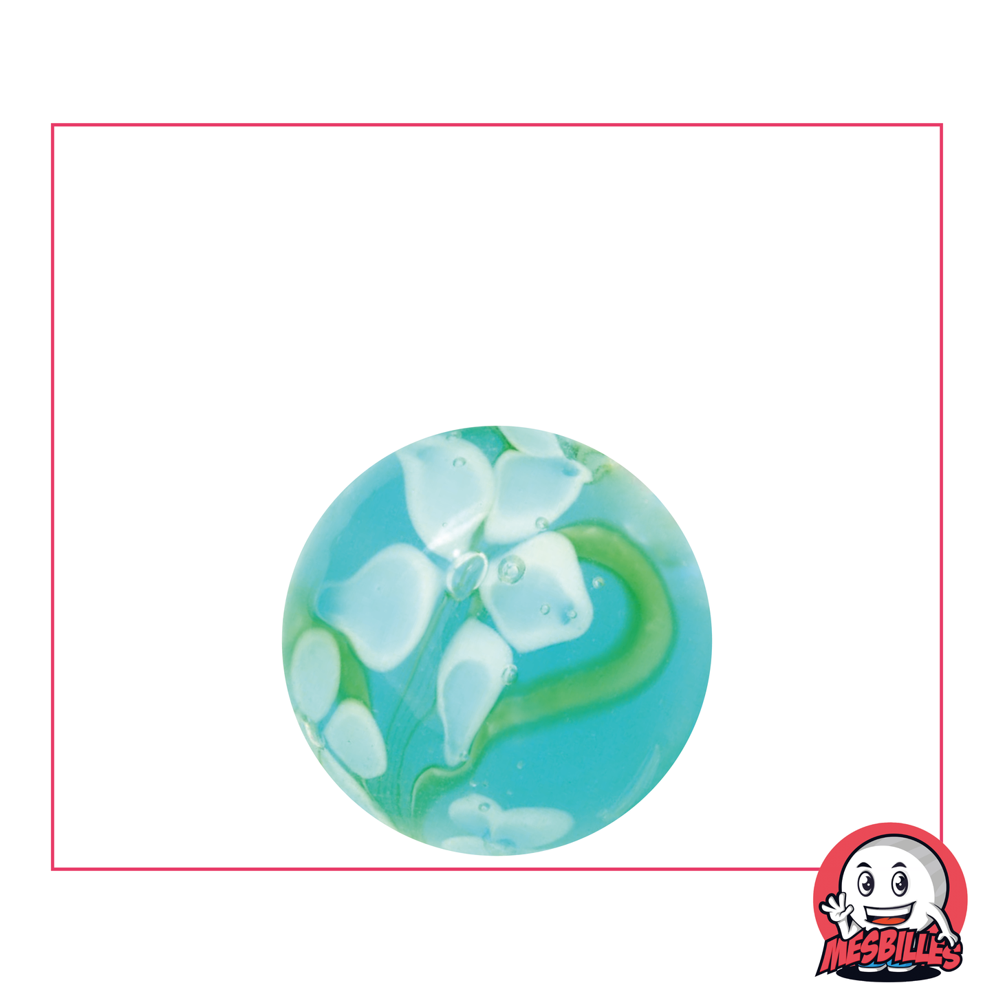 1 Biglia Arte Corona Fiorita Blu 22 mm