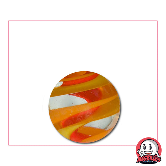 Créez un Vortex de Couleur dans votre Collection de Billes et Déclarez votre Amour pour l'Art avec la Bille d'Art Spirala Rouge.