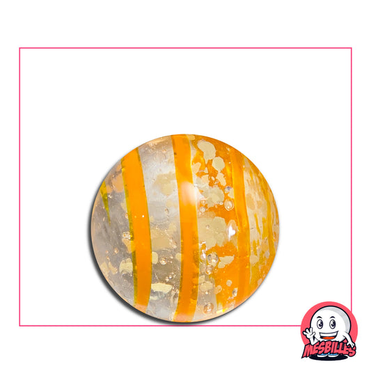 Illuminez le Monde avec Créativité de notre Bille d'Art à la Mode, la Bille Art Tourbillon Phosphorescent Orange.