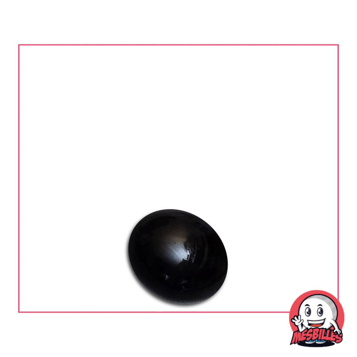 Bille Plate Perle Noir