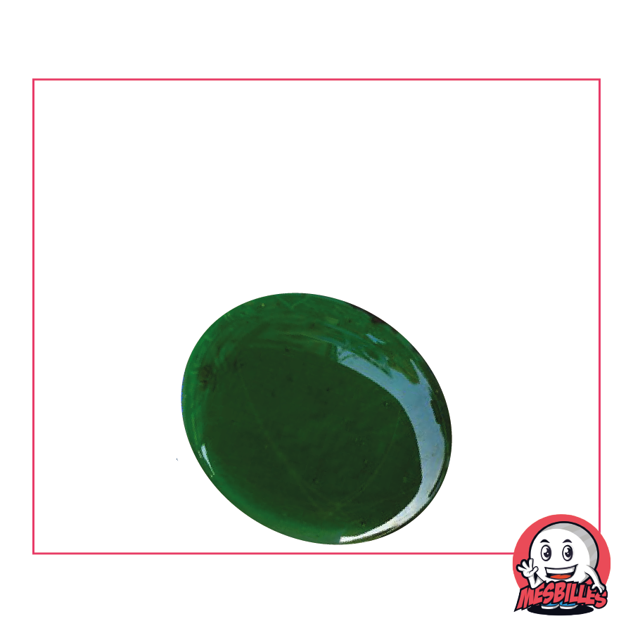 1 Biglia Piatta Luce Verde Scuro 30 mm