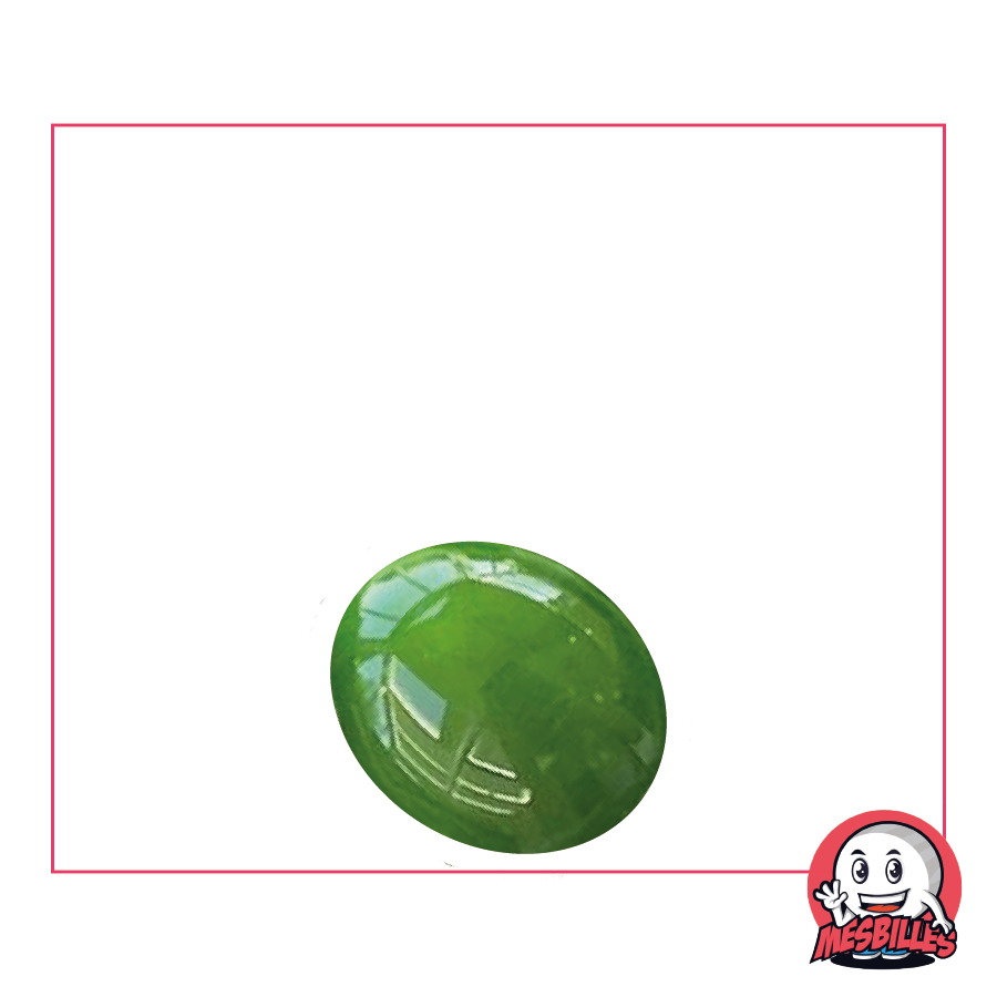 1 Biglia Piatta Perla Verde Scuro 18 mm