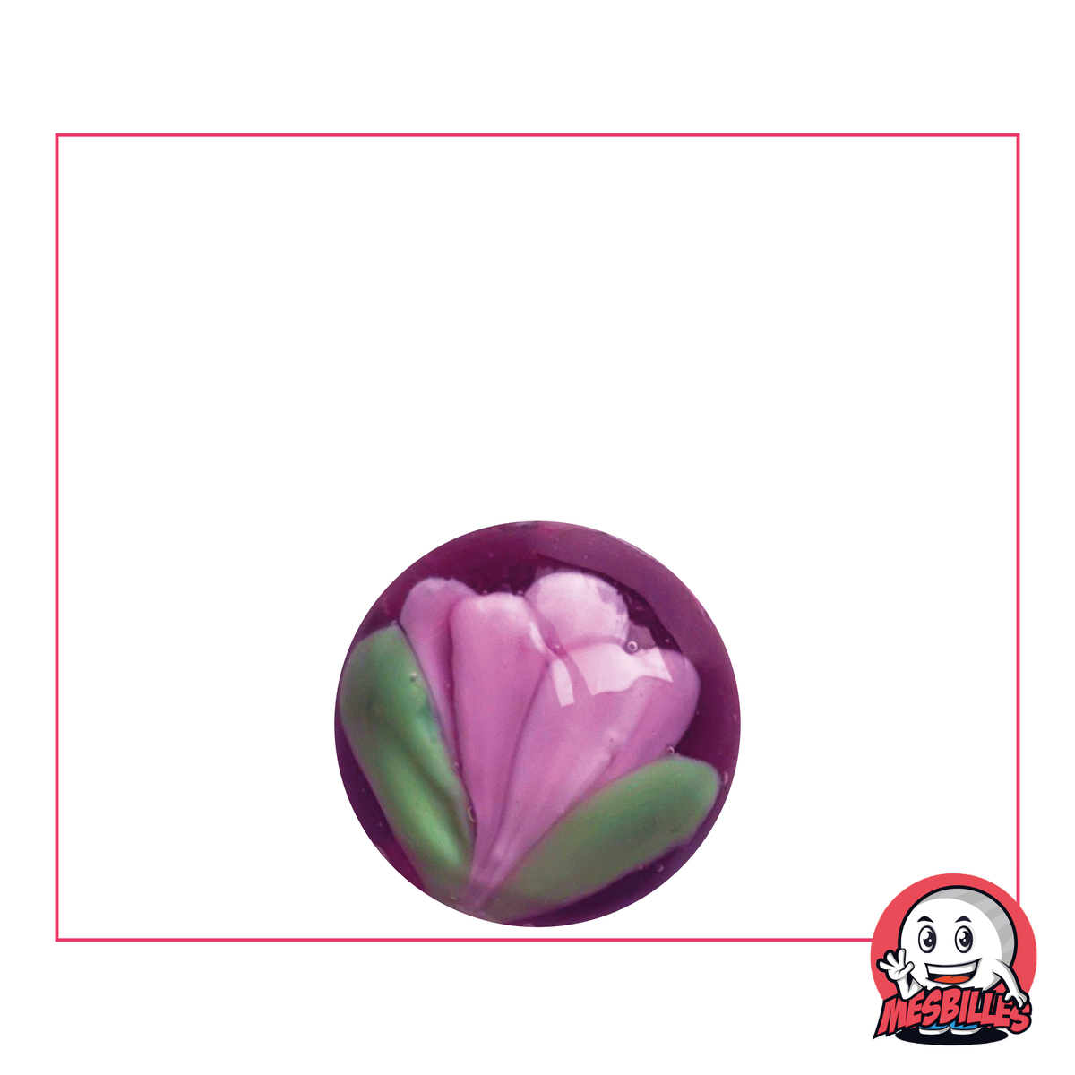 1 Biglia Art Tulipano Viola 16 mm