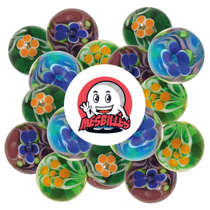 1 Biglia Arte Floreale Viola 16 mm