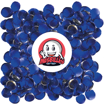 1 Biglia piatta 18 mm Lente Blu-Notte
