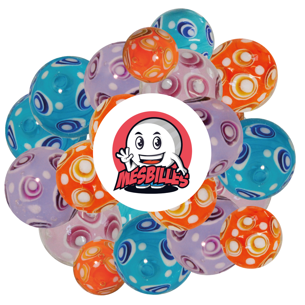 1 Biglia Art Bubble Rosa 16 mm