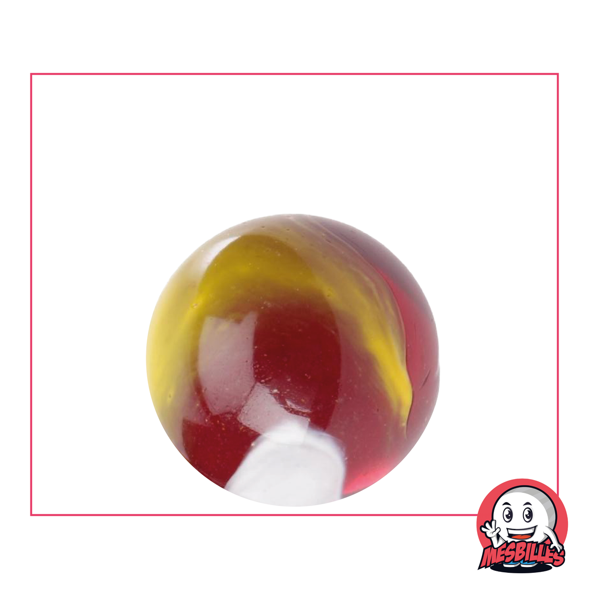 La biglia Clown da 25 mm è la stella divertente di MieiBiglie. I suoi motivi colorati e le sue tonalità profonde portano una ventata di allegria alle vostre partite con le biglie. Con la biglia Clown, aggiungete una dose di buon umore e un arcobaleno di risate alla vostra collezione di biglie