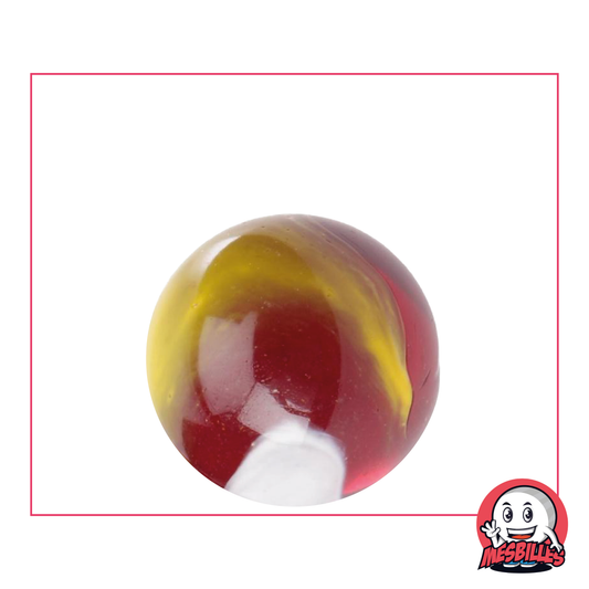 La biglia Clown da 25 mm è la stella divertente di MieiBiglie. I suoi motivi colorati e le sue tonalità profonde portano una ventata di allegria alle vostre partite con le biglie. Con la biglia Clown, aggiungete una dose di buon umore e un arcobaleno di risate alla vostra collezione di biglie