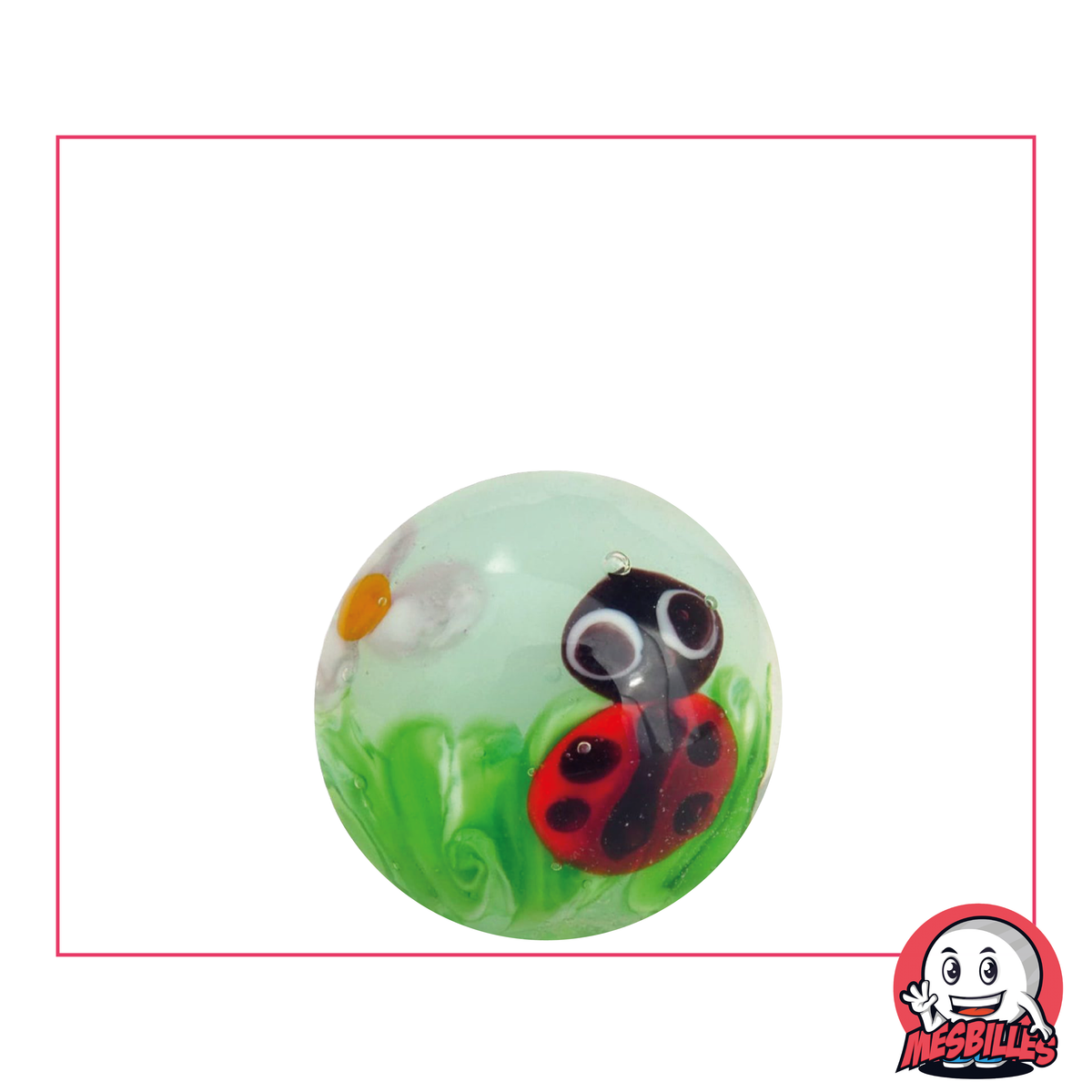 1 Biglia Art Coccinella Verde 22 mm