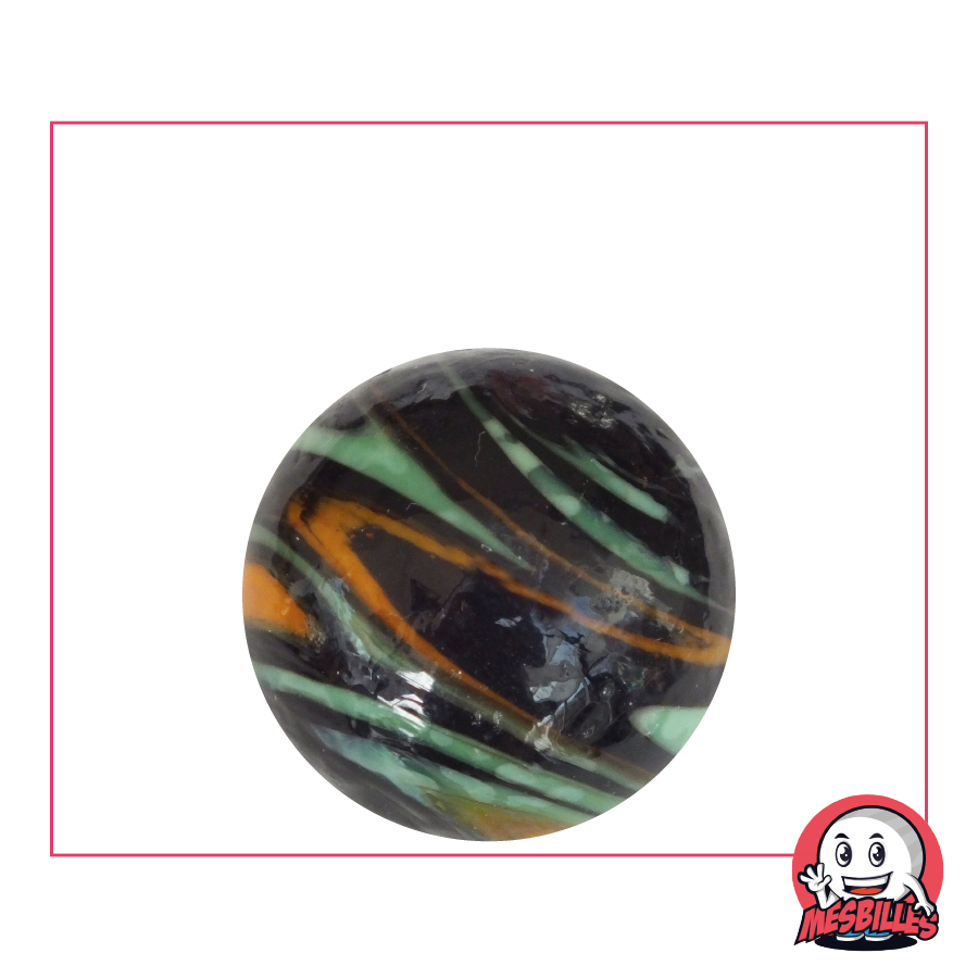 Biglia Diabolic verde 25 mm, rompicapo cinese che rotola sotto i letti