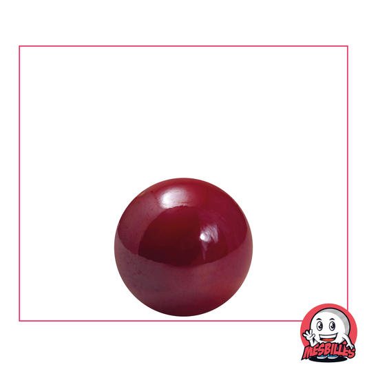 Biglia Lucida 16 mm - Vetro opaco e brillante rosso - MieiBiglie