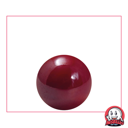 Biglia Lucida 22 mm - Vetro opaco e brillante rosso