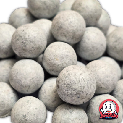 Billes en terre blanches 16 mm ; fabrication artisanale française avec teinte naturelle et finition authentique