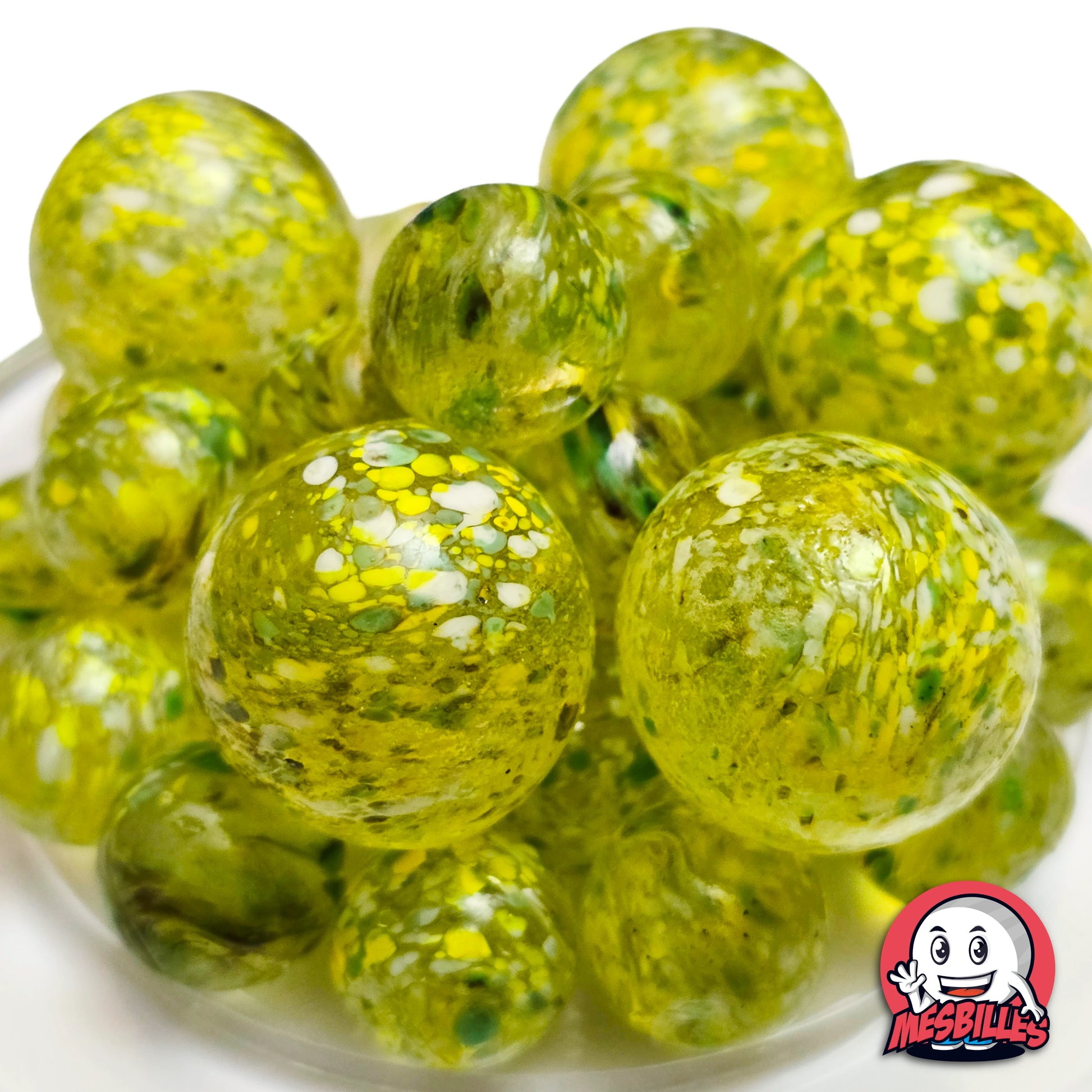 Ensemble de Bille sFlyer Vert-Jaune 16 mm et 25 mm KimPlay Collector