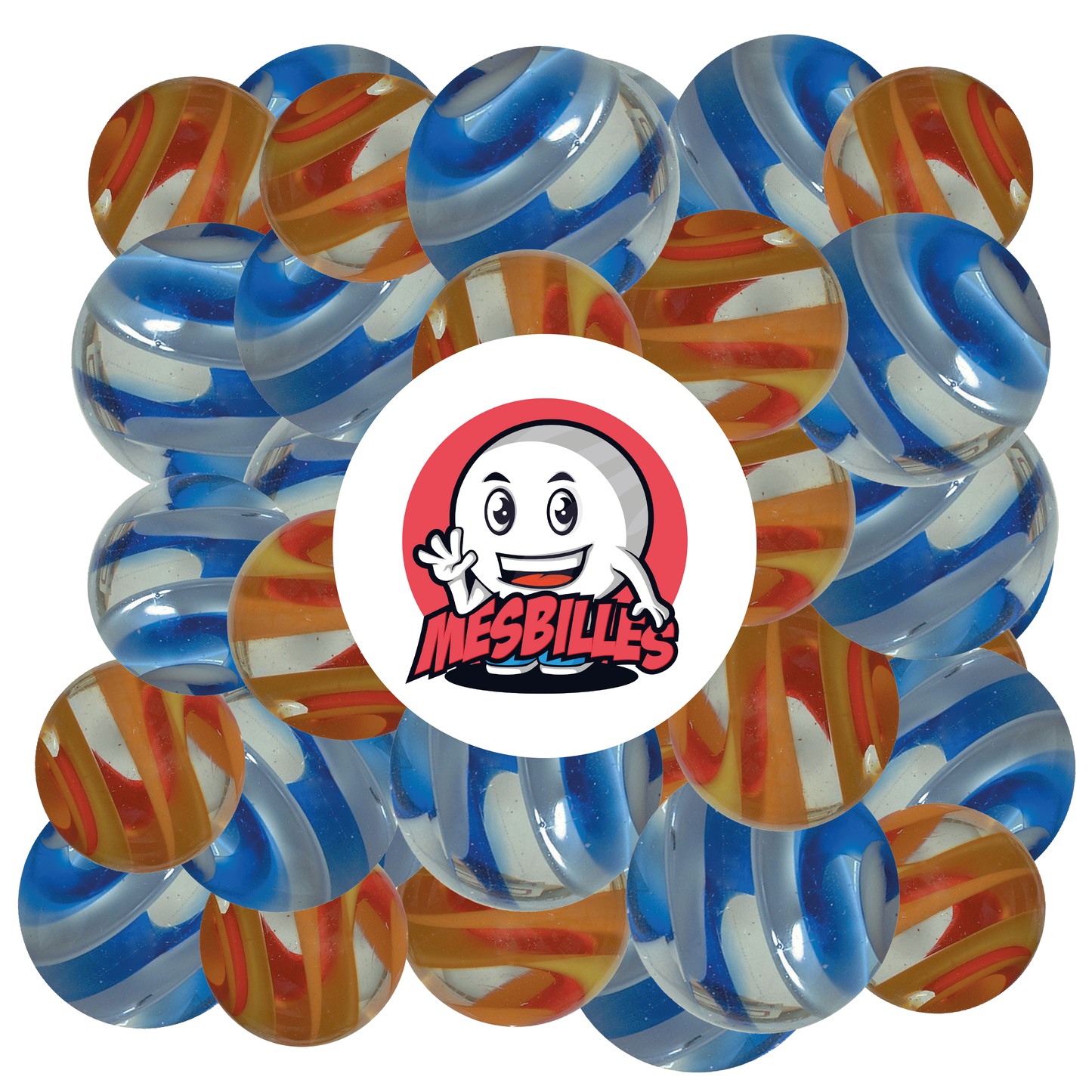 1 Biglia Art Spirala Rosso e Bianco 22 mm