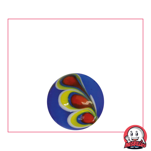 1 Biglia Art Pavone Blu 16 mm
