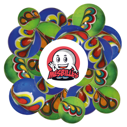 1 Biglia Art Pavone Blu 22 mm