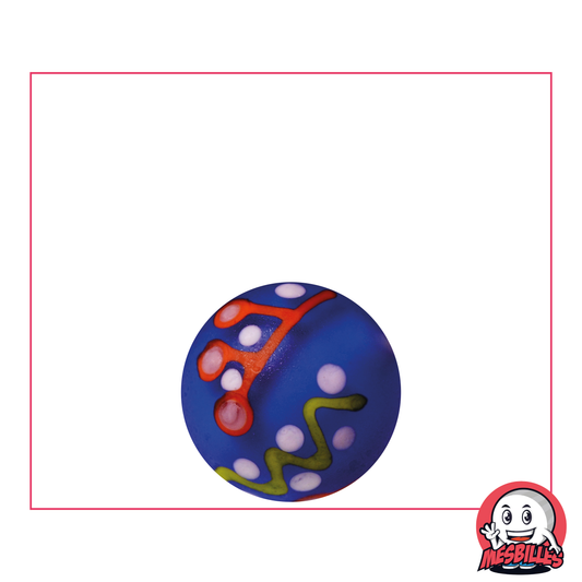 Biglia d'arte Pinata Satinata Blu 16 mm, aspetto satinato, ideale per progetti artistici a scuola.