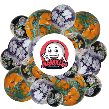 1 Biglia Art Tappeto Floreale Viola 22 mm