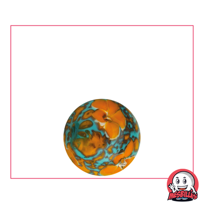 1 Biglia Art Tappeto Floreale Arancione 16 mm