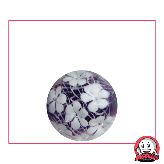 1 Biglia Art Tappeto Floreale Viola 22 mm