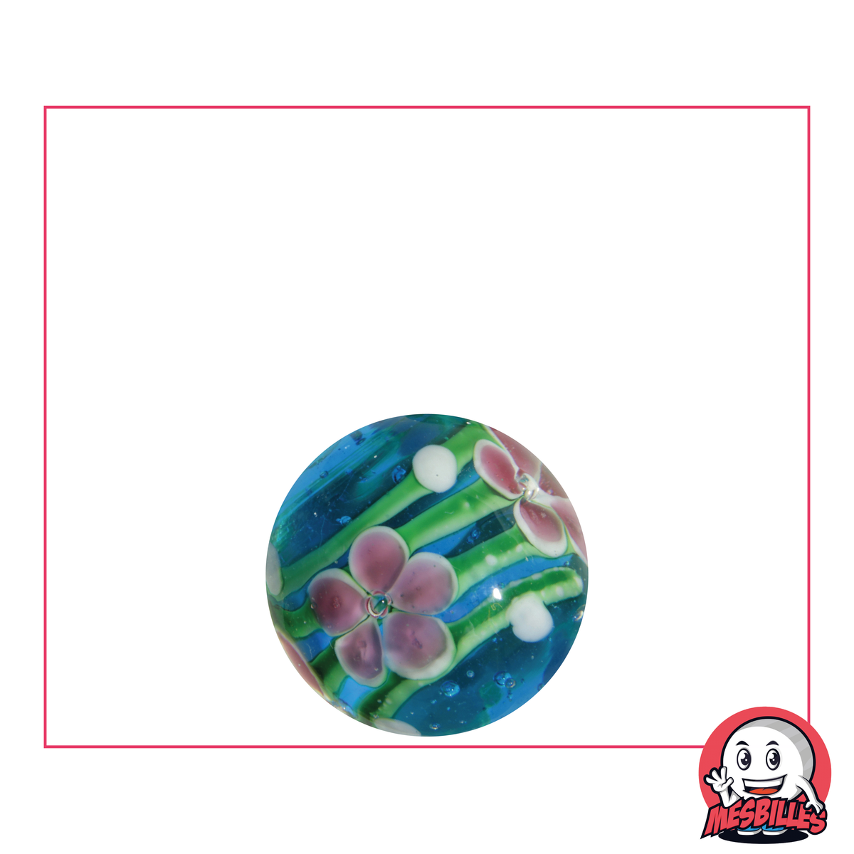 1 Biglia Art Stelo Fiorito Blu 16 mm