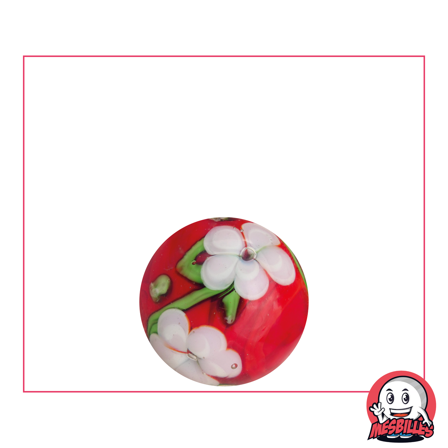 1 Biglia Art Stelo Fiore Rosso 16 mm